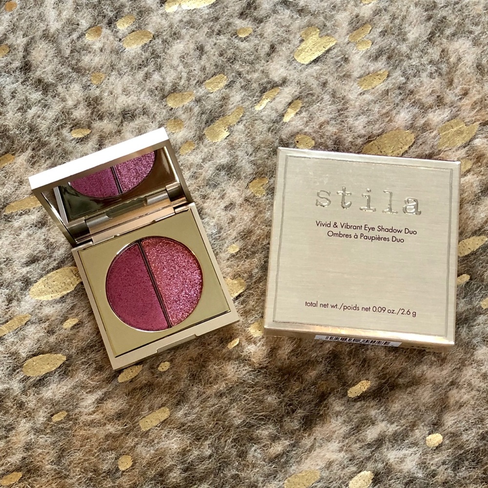 Stila Vivid & Vibrant Eye Shadow Duo Garnet NEW!